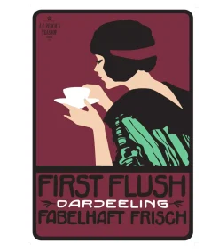 Darjeeling Poster Röd