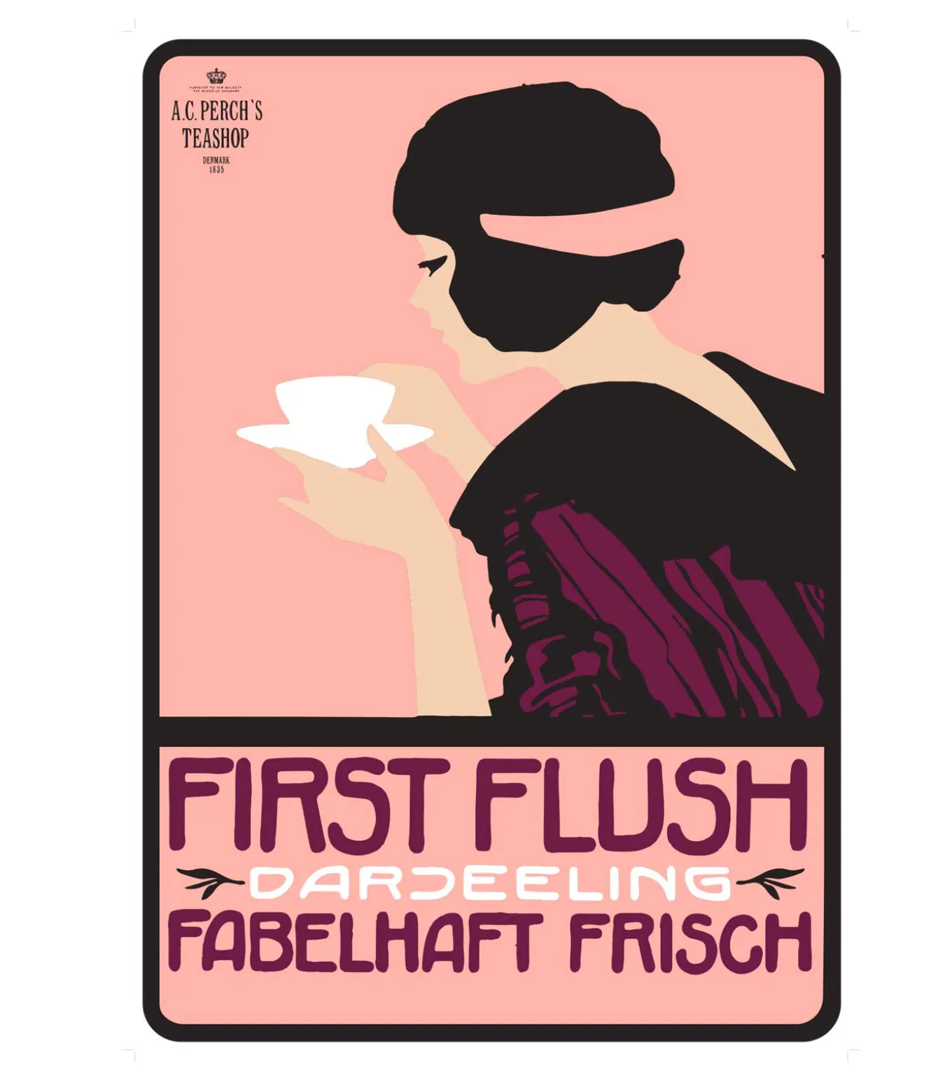 Darjeeling Poster Rosa