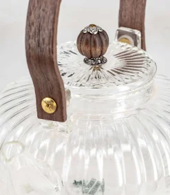 Glaskanna trä 0,9 L