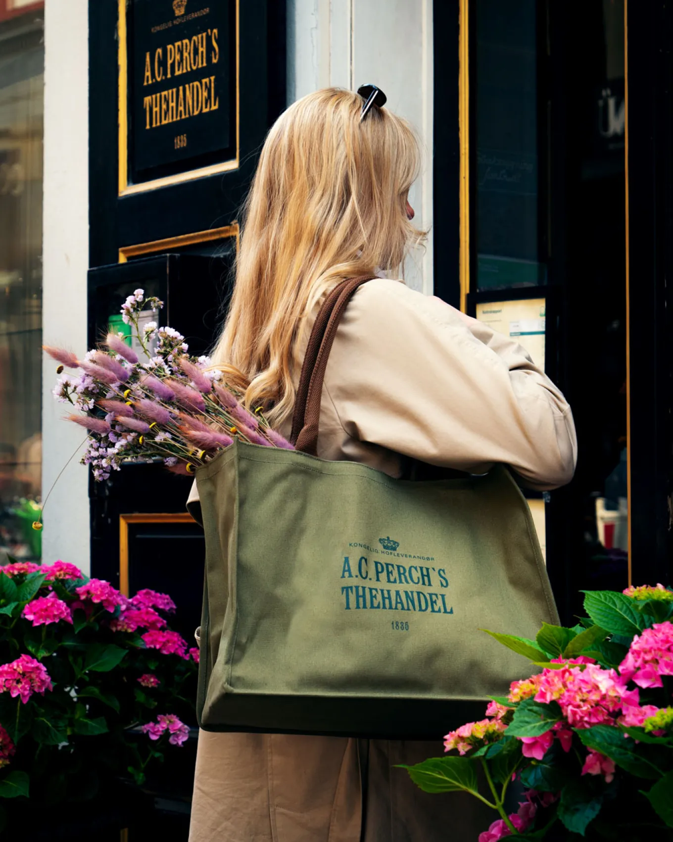 Shoppingväska Khaki